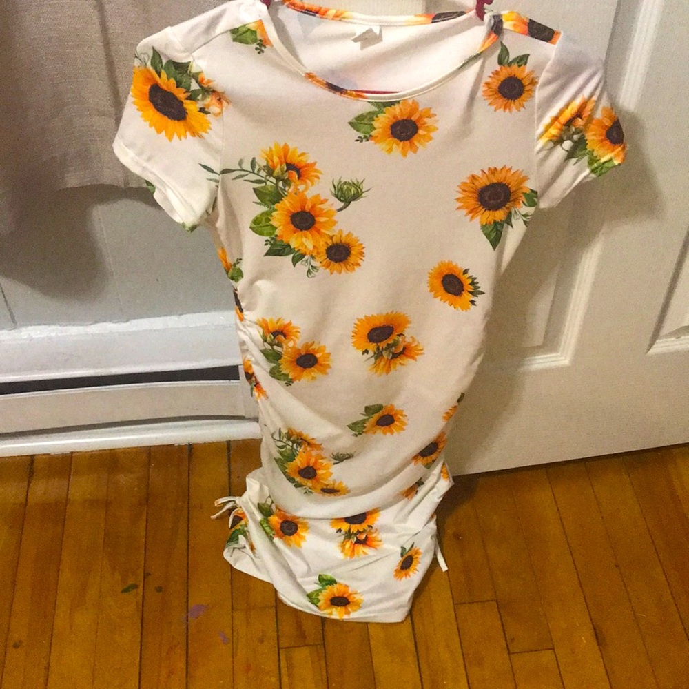 Sunflower Pattern Dress 12 Year Old Girl Dress From SHEIN